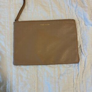 Cole Haan Beige Wristlet